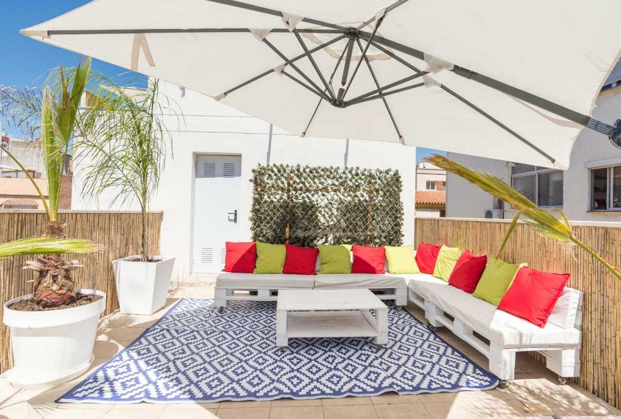 Ma1A-Apt With Rooftops With Palms Close To Old Town Malaga Exterior photo